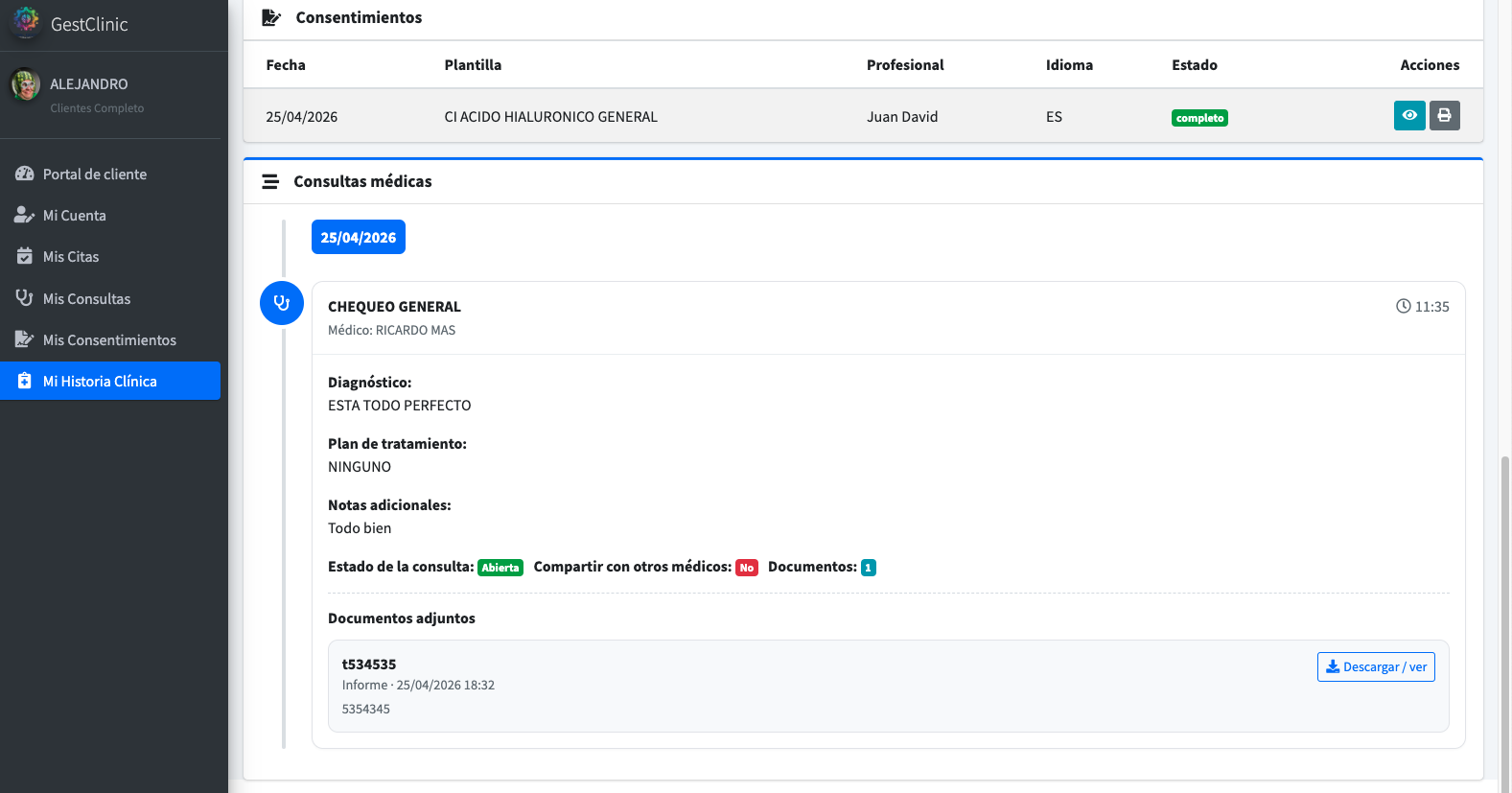 Sistema para Consultorio Médico