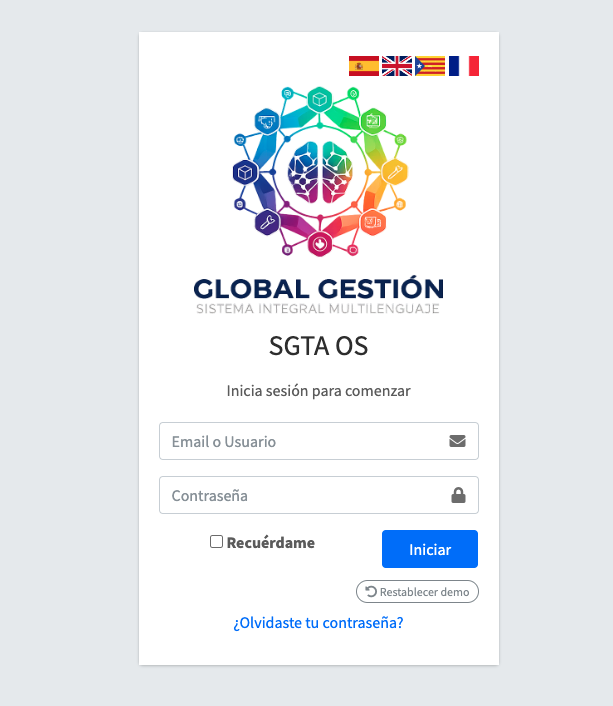 NEW SGTA - Sistema de Gestión de Talleres Multilenguaje