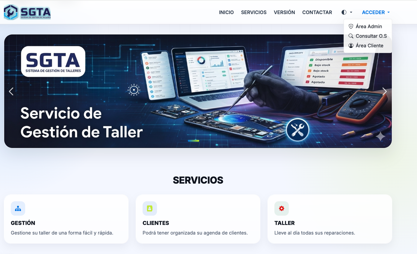 SGTA - Sistema de Gestión de Talleres