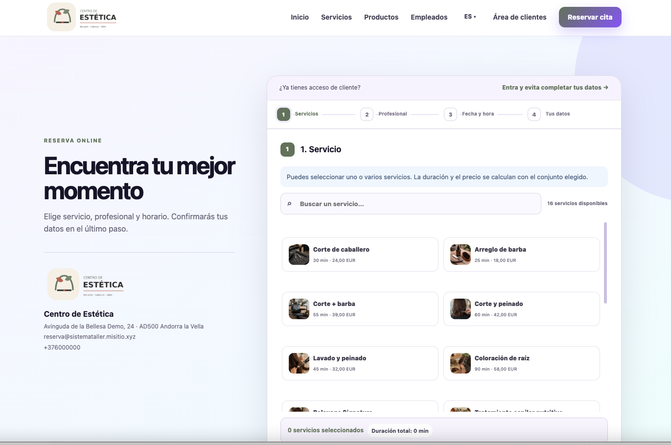 NexoCita - Gestión de Citas, Ventas y Fidelización