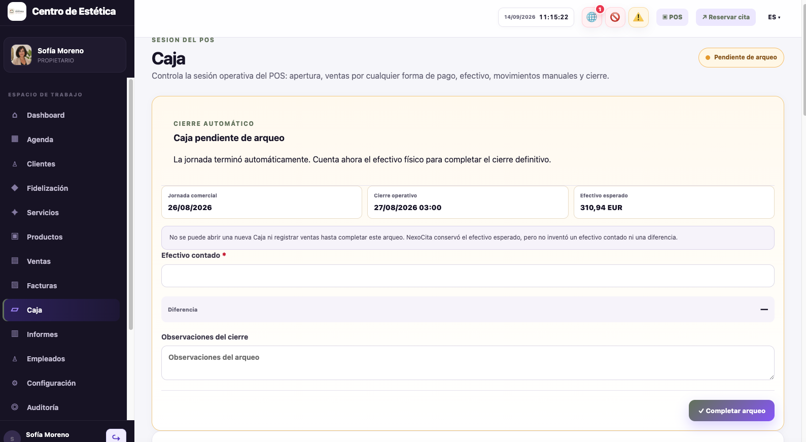 NexoCita - Gestión de Citas, Ventas y Fidelización