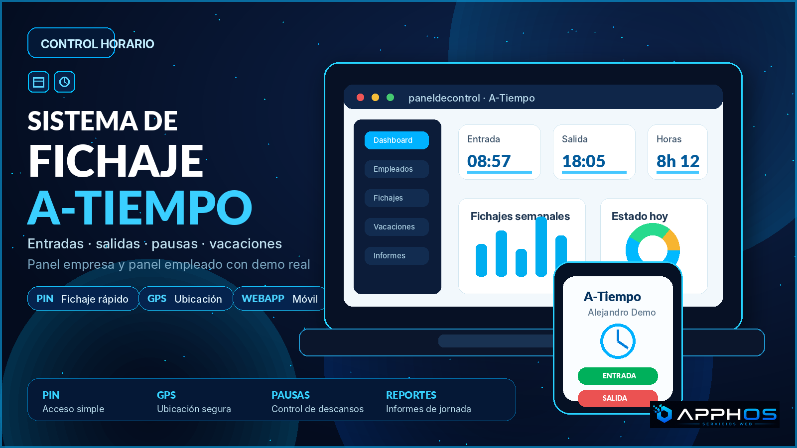 A-Tiempo - Time Clock and Attendance System